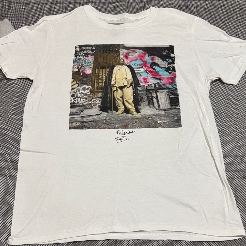 Notorious BIG Graphic White T-Shirt